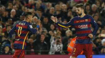 Neymar Dikabarkan Tinggalkan Barcelona , Pique: "Nggak Bakal"