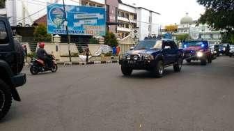 Lima Jeep Rubicon Ikut Iringi Staf Kapolri Daftar Cawagub DKI