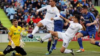 Bantai Getafe, Madrid Pangkas Poin dengan Barca
