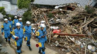 Pencarian Korban Gempa Jepang, Puluhan Orang Diduga Terjebak