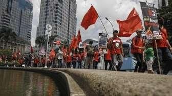 Aksi Buruh Peringati IWMD 2016