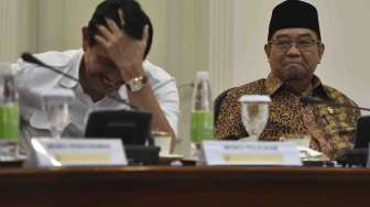 Ahok dan Ketua BPK Bertemu di Ratas Hambalang