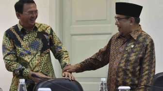 Ahok dan Ketua BPK Bertemu di Ratas Hambalang