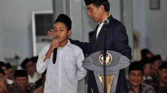 Jokowi Peringati Isra Miraj di Ponpes