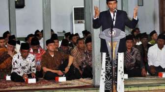 Jokowi Peringati Isa Miraj di Ponpes