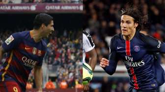 Suarez Tajam di Barcelona, Atletico Bidik Cavani