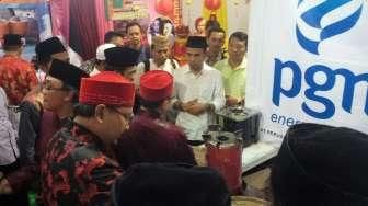 Pesantren di Jatim Beralih dari LPG ke Kompor Biomassa PGN