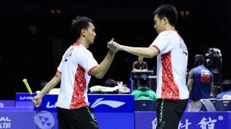 Tundukkan Lee/Yoo, Hendra/Ahsan Bawa Indonesia Samakan Kedudukan