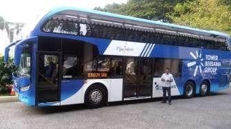 Dapat Bus Baru, Ahok: Kami Memang Ingin Punya Bus Tingkat Gratis