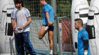 Madrid Latihan, Ronaldo Cedera