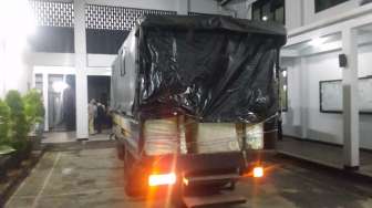 Polri dan Polda Berhasil Amankan Truk Bermuatan Ganja Berton-ton