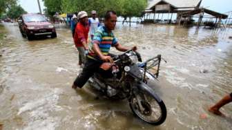 Puluhan Rumah di Pesisir Selatan Terendam Banjir Rob