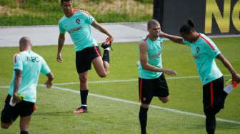 Ronaldo dan Tim Portugal Persiapkan Diri