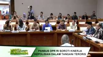 VIDEO: Pansus DPR Sorot Kinerja Polri Tangani Teroris