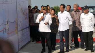 Jokowi Lakukan  'Groundbreaking'  Ruas Tol Pemalang-Batang Hari