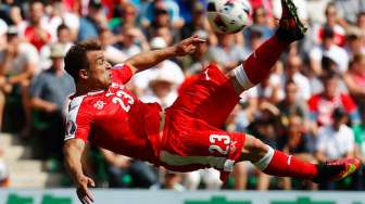 Shaqiri Cetak Gol, Swiss vs Polandia Masuki Babak Tambahan