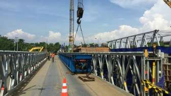 H-6, Jembatan Sipait di Jalur Pantura Bisa Dilalui Pemudik