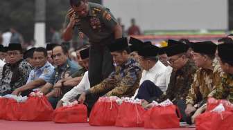 Jokowi Bukber dengan Keluarga Besar TNI