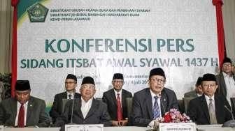 Pemerintah Tetapkan 1 Syawal, Rabu 6 Juli