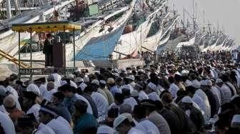 Salat Idul Fitri di Pelabuhan Sunda Kelapa