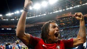 Sanches Lengkapi Kejayaan Portugal dengan Penghargaan Ini