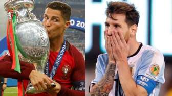 CR7 Jadi Favorit Raih Ballon d'Or, Messi Terlempar dari 3 Besar?