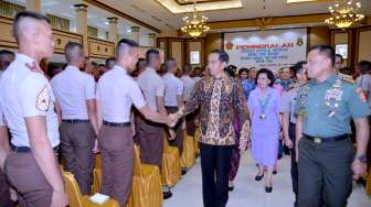 Jokowi Beri Pembekalan Kepada 720 Calon Perwira Remaja TNI-Polri