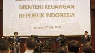 Sertijab Menteri Keuangan