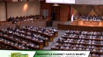 DPR: Reshuffle Harus Bisa Perbaiki Kinerja Pemerintahan