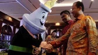 Acara konsolidasi akbar penyelenggaraan Pemilihan Gubernur dan Wakil Gubernur DKI Jakarta Tahun 2017 sekaligus peluncuran maskot, di Jakarta, Sabtu (30/7/2016). [Suara.com/Oke Atmaja]