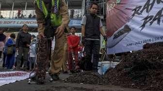 Berton-ton Ranjau Paku di Ibu Kota