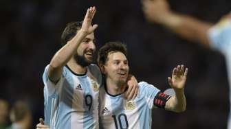 Messi Kembali Pimpin Argentina, Higuain Dicoret dari Daftar