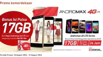 Smartfren Berikan Bonus Kuota Isi Pulsa 17 GB