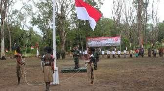 HUT RI Pertamakali di Dusun Yakyu, Merauke, Begini Suasananya