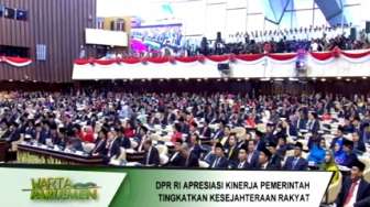 DPR Apresiasi Kinerja Pemerintah Tingkatkan Kesejahteraan Bangsa