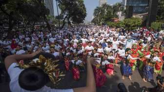 Flashmob 1.745 Penari di Sudirman