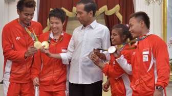 Jokowi Sambut Atlet Peraih Medali Olimpiade Rio