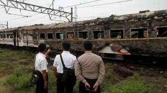Kereta Kerta Jaya Terbakar