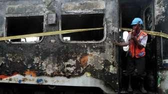 Kereta Kerta Jaya Terbakar