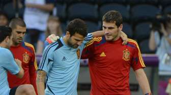 Nama Casillas dan Fabregas Dicoret dari Timnas Spanyol