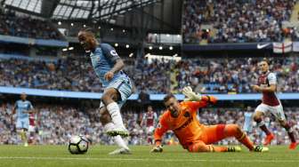 Manchester City ke Puncak Klasemen Setelah Bantai West Ham