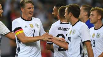 Pemain Jerman ucapkan perpisahan pada Bastian Schweinsteiger [AFP]