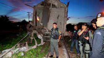 Bom Hantam Kereta Tujuan Bangkok, Satu Orang Tewas