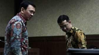 Sidang lanjutan mantan anggota DPRD DKI, Mohamad Sanusi, dalam kasus suap Raperda Reklamasi di Pengadilan Tipikor, Jakarta, Senin (5/9), menghadirkan Gubernur DKI Basuki Tjahaja Purnama sebagai saksi. [Suara.com/Oke Atmaja]