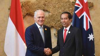 Presiden Jokowi Bertemu PM Australia