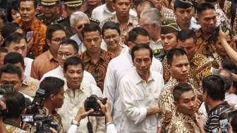 Jokowi dan Duterte 'Blusukan' ke Tanah Abang