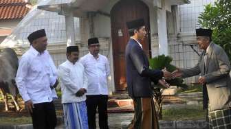 Jokowi Rayakan Idul Adha di Serang