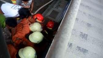 Gudang SPBU Abdul Muis Terbakar