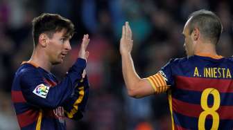 Joan Laporta Tak Tutup Kemungkinan Lionel Messi dan Iniesta Kembali ke Barcelona