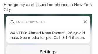 Bom New York, Polisi Beri Peringatan ke Masyarakat Lewat iPhone